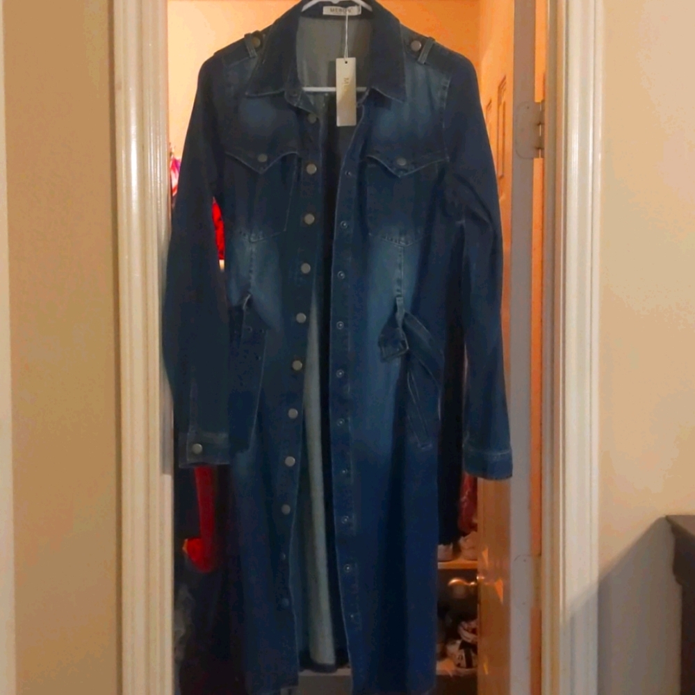 Denim dress